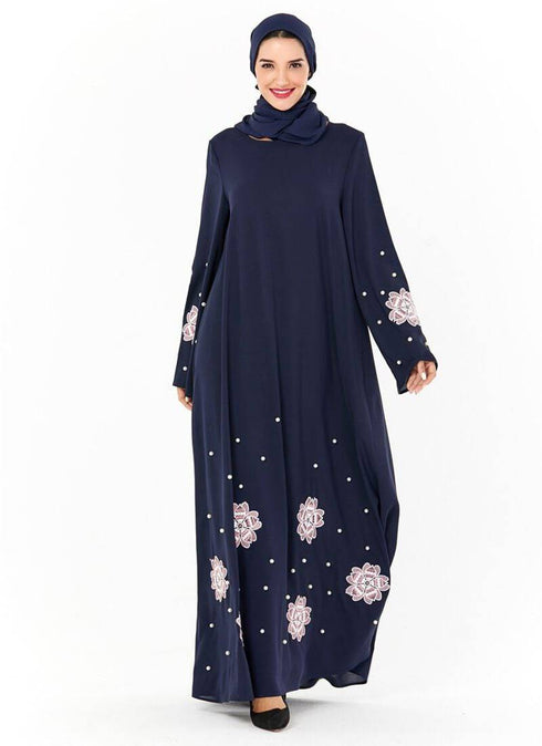 Muslim Women's Embroidery beads Abaya
